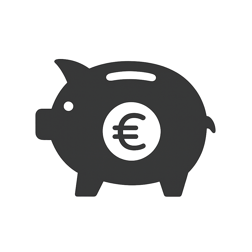 Icône tirelire épargne